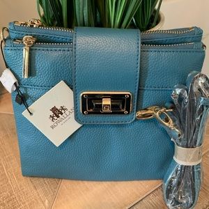 ROWALLAN OF SCOTLAND BRYN CROSSBODY FRENCH BLUE